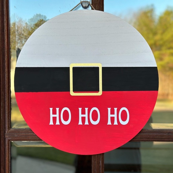 Santa Door Hanger - Picture 2 of 2